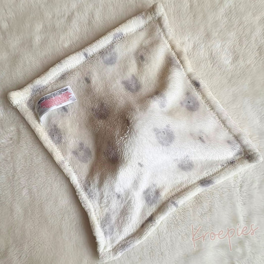 PRIMARK knuffeldoekje beer grijs