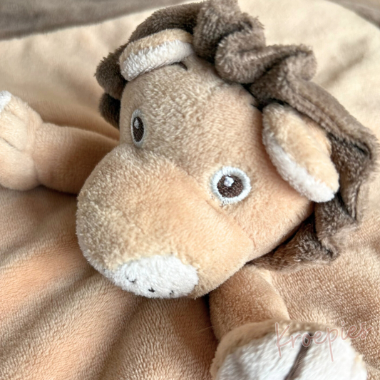My Teddy speendoek knuffeldoek leeuw | Bruin
