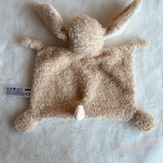 HEMA knuffeldoekje konijn wollig