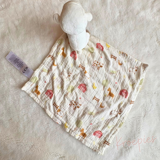 PRIMARK knuffeldoekje schaap beige | Boerderijdieren