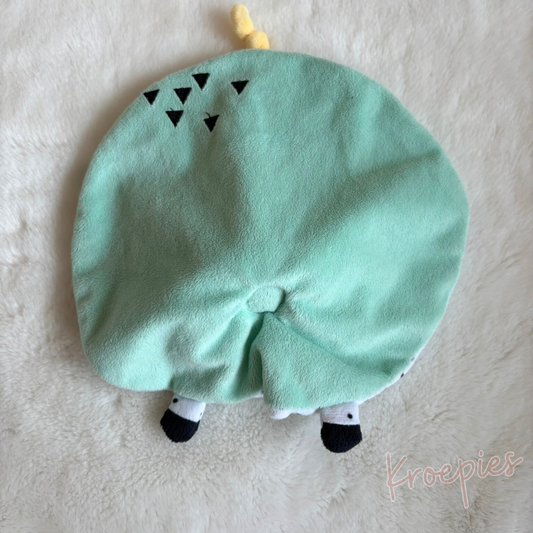 PRENATAL knuffeldoekje giraf mintgroen | Rond