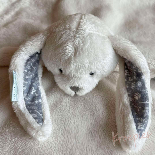 Little Dutch knuffeldoekje konijn blauw | Bosdieren pootjes