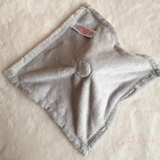 PRIMARK knuffeldoekje zebra grijs