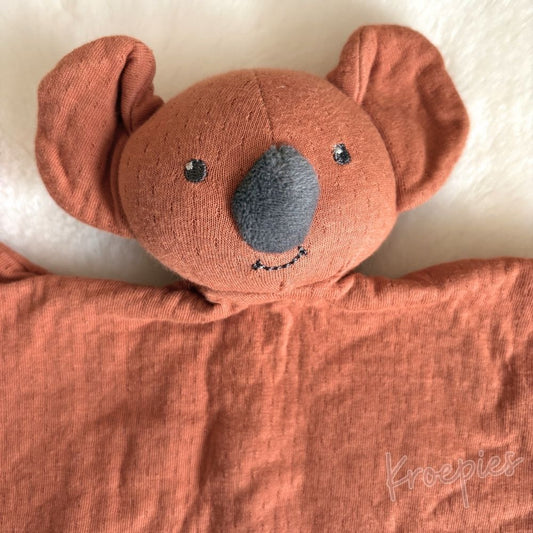 Dreambee knuffeldoekje Koala roestbruin | Caramel