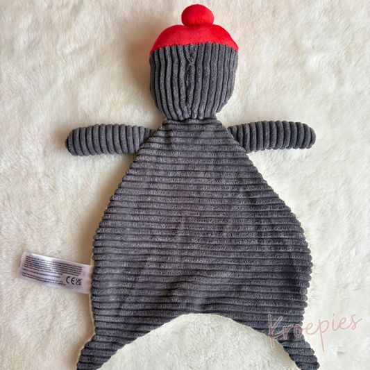 PRIMARK knuffeldoekje pinguïn | Rode muts