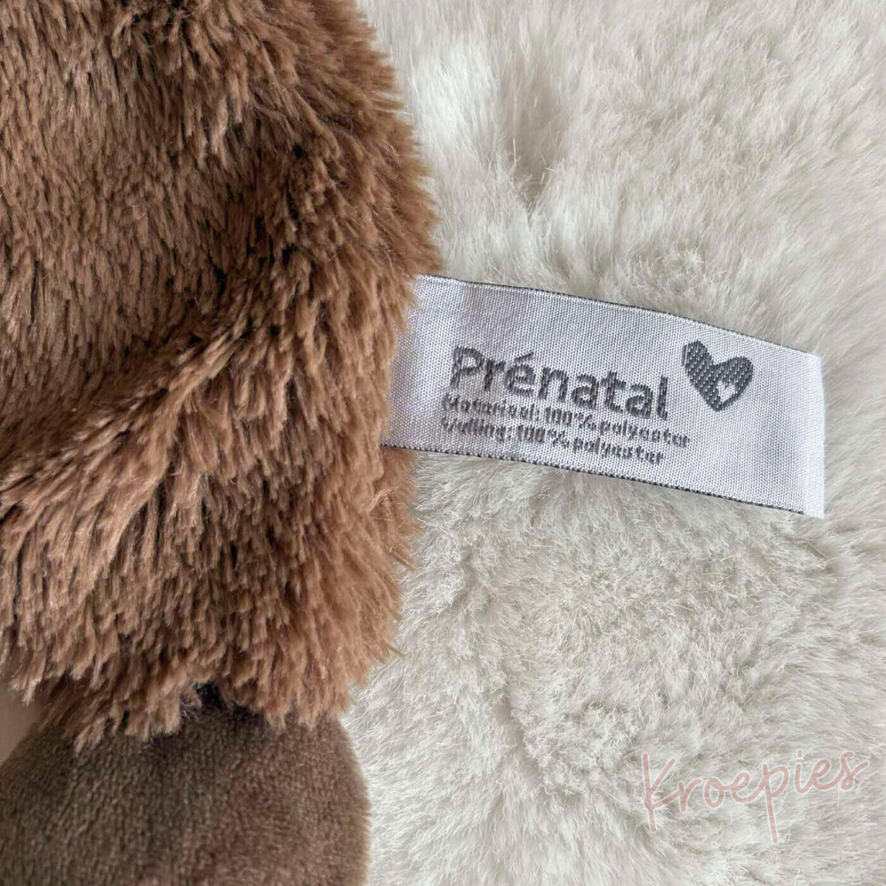 PRENATAL knuffeldoekje schaap bruin