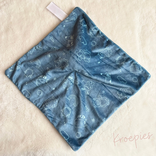 PRIMARK knuffeldoekje robot blauw