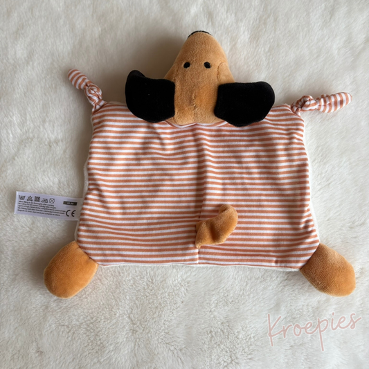 HEMA knuffeldoekje hond teckel
