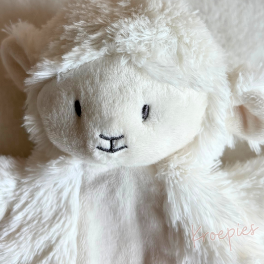 PRENATAL knuffeldoekje schaap wit