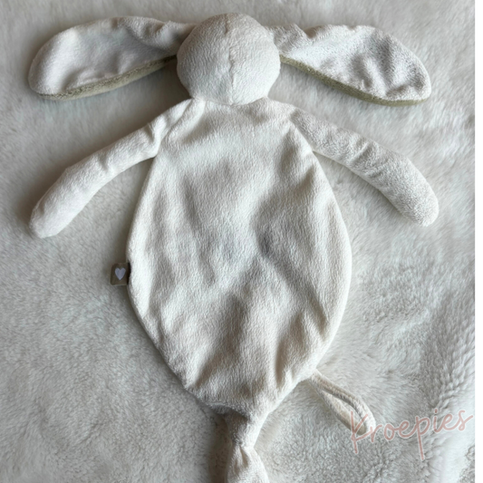 PRENATAL knuffeldoekje speendoekje konijn | I Love papa Rond