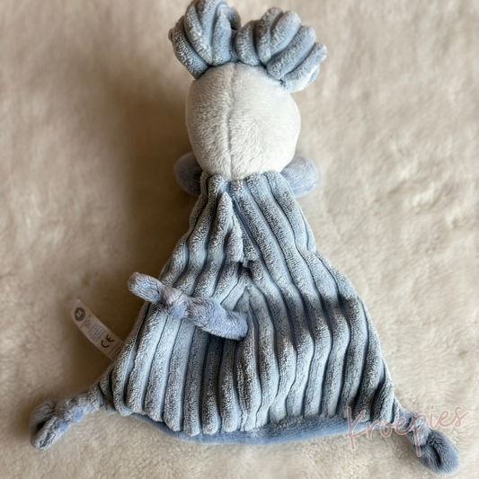 BON TON TOYS knuffeldoekje hond in blauw