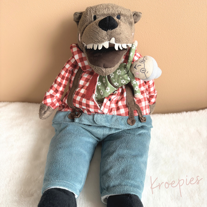 IKEA knuffel boze wolf en oma | Lufsig