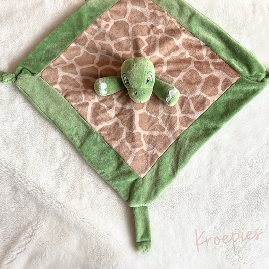 My Teddy speendoek knuffeldoek schildpad | Groen