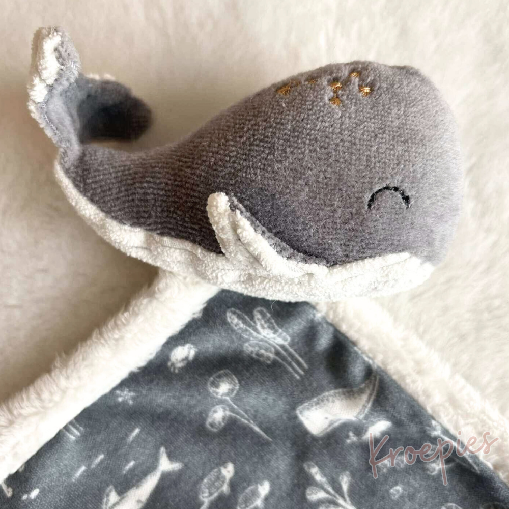 Little Dutch knuffeldoekje walvis | Blauw