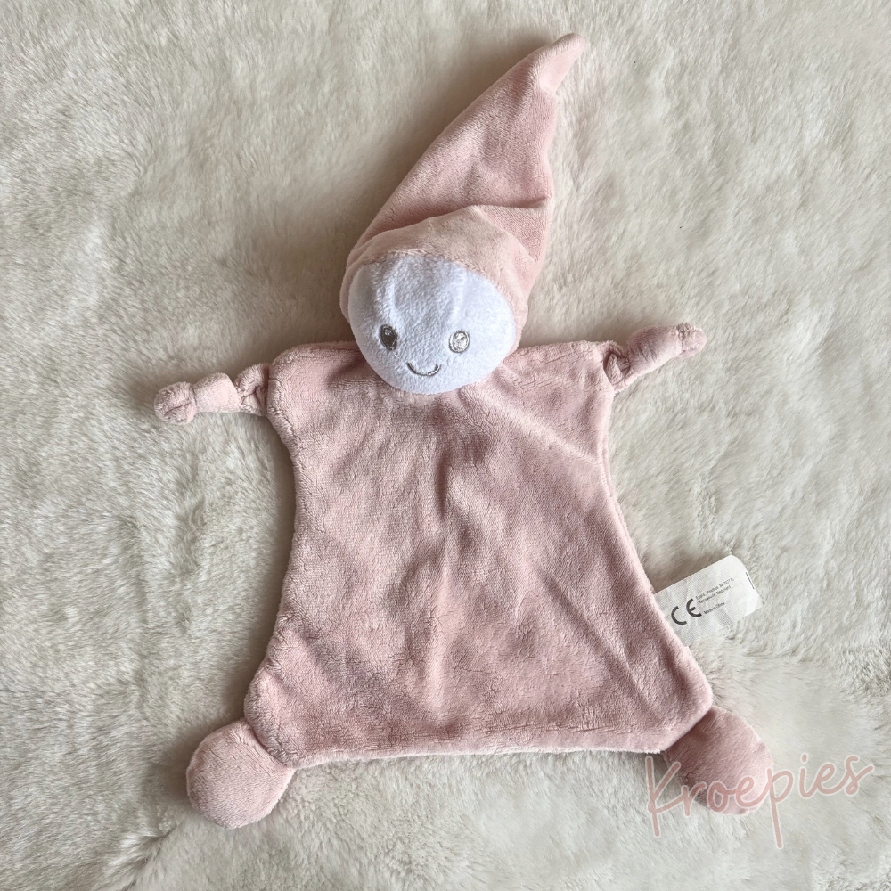Evora knuffeldoekje popje roze | Kruidvat