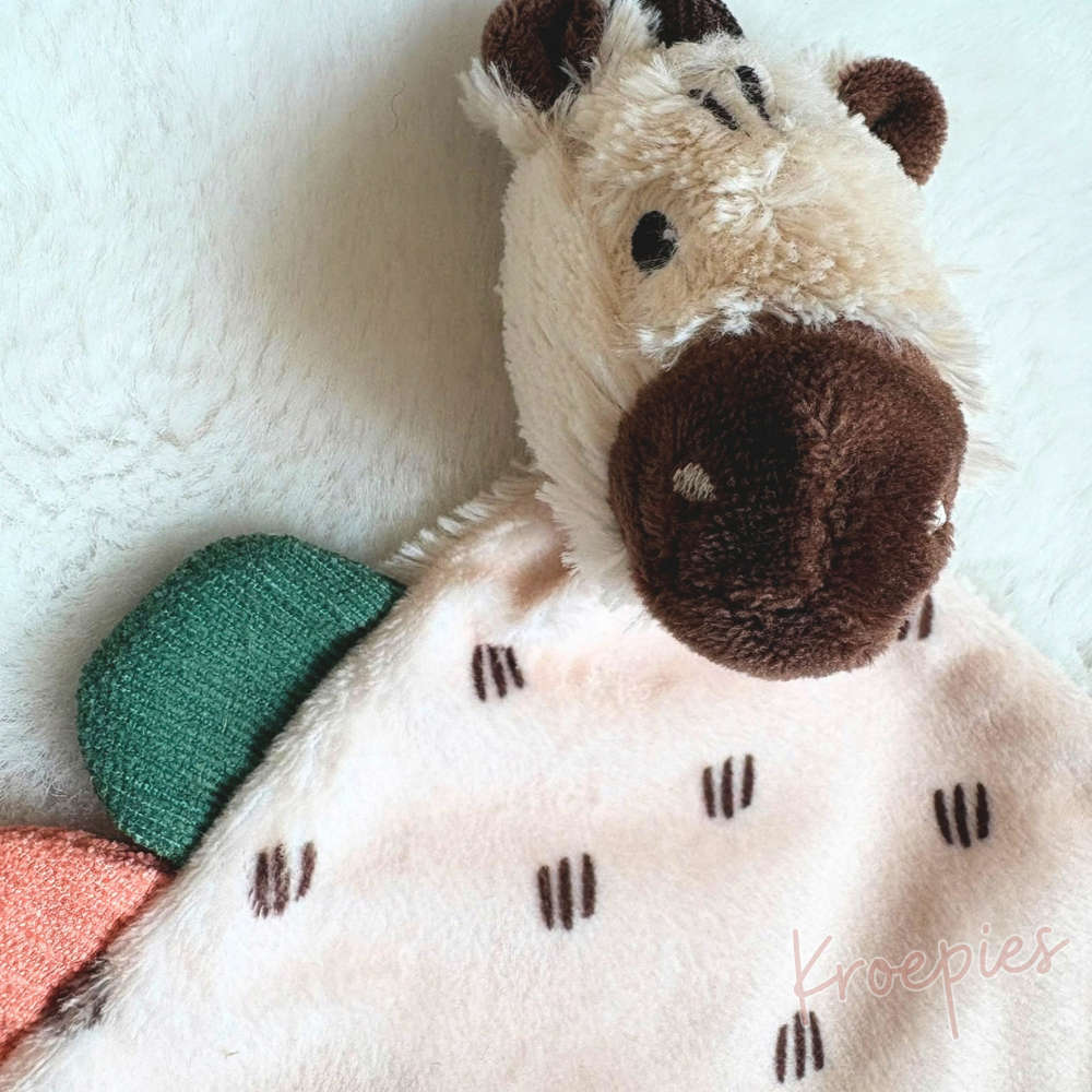Dreambee knuffeldoekje zebra | Flo collectie