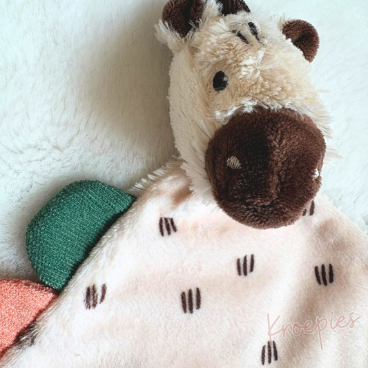 Dreambee knuffeldoekje zebra | Flo collectie
