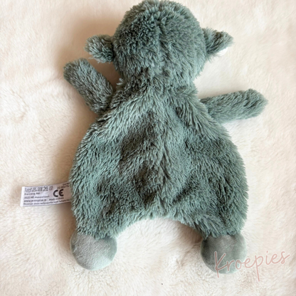 PRENATAL knuffeldoekje schaap groen