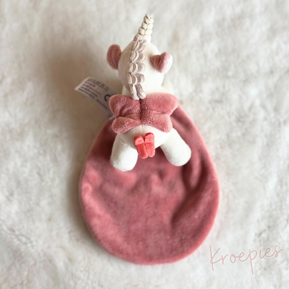 PRENATAL knuffeldoekje eenhoorn | Fairytale Powder Pink