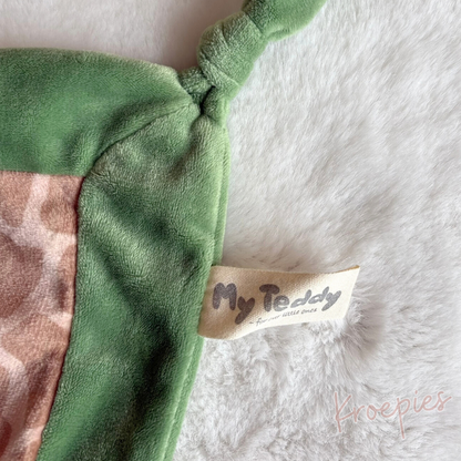 My Teddy speendoek knuffeldoek schildpad | Groen