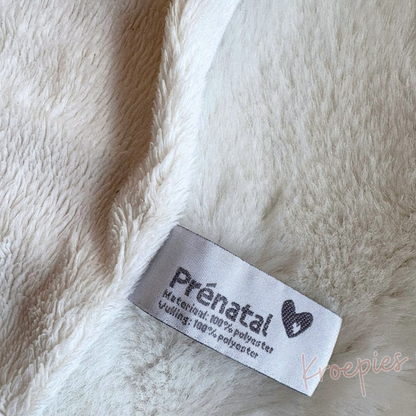 PRENATAL knuffeldoekje konijn wit | Stiksel