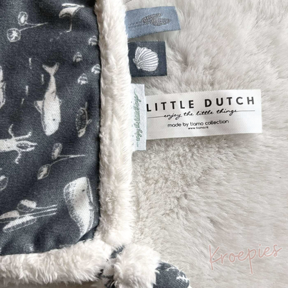 Little Dutch knuffeldoekje walvis | Blauw