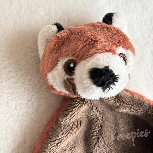Nature Planet knuffeldoekje rode panda | Dierentuin