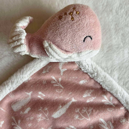 Little Dutch knuffeldoekje walvis | Roze