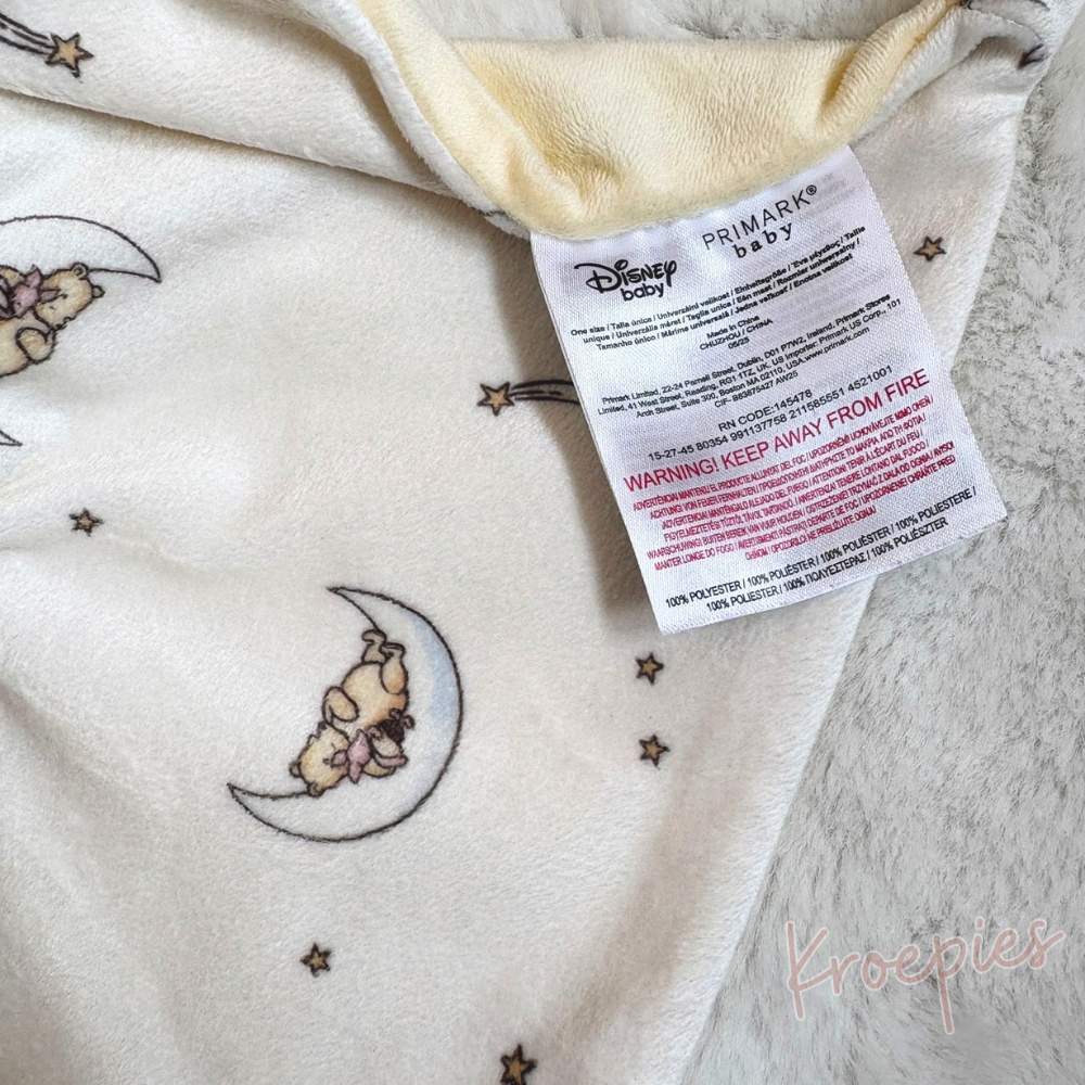 Attache-tétine PRIMARK ours beige | Winnie l'ourson Disney