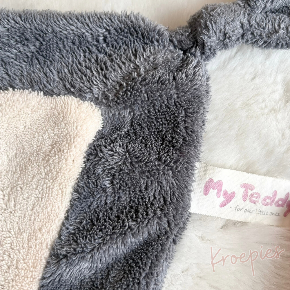 My Teddy speendoek knuffeldoek panda | Beige