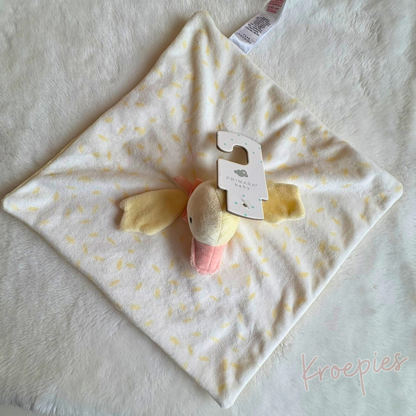 PRIMARK knuffeldoekje eend geel