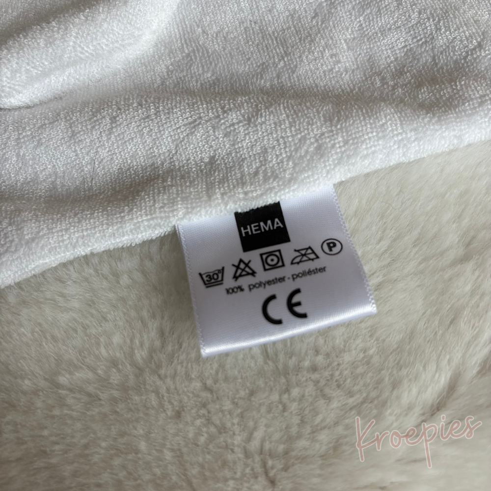 HEMA knuffeldoekje konijn wit