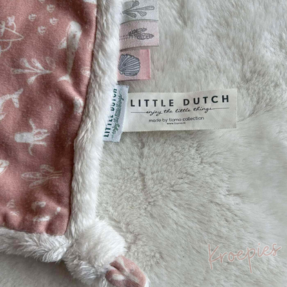 Little Dutch knuffeldoekje walvis | Roze