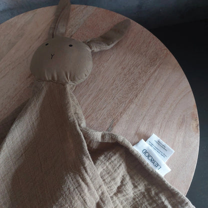 Liewood knuffeldoek XL konijn 60 cm - zeer goed
