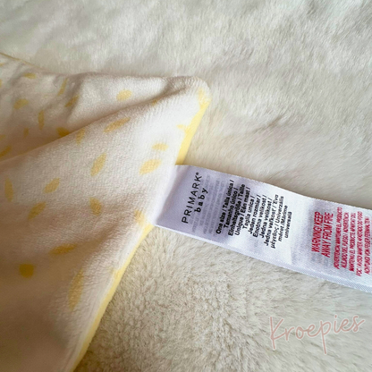 PRIMARK knuffeldoekje eend geel