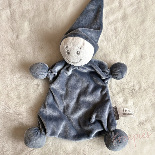 Tiamo knuffeldoekje popje blauw | Spookje