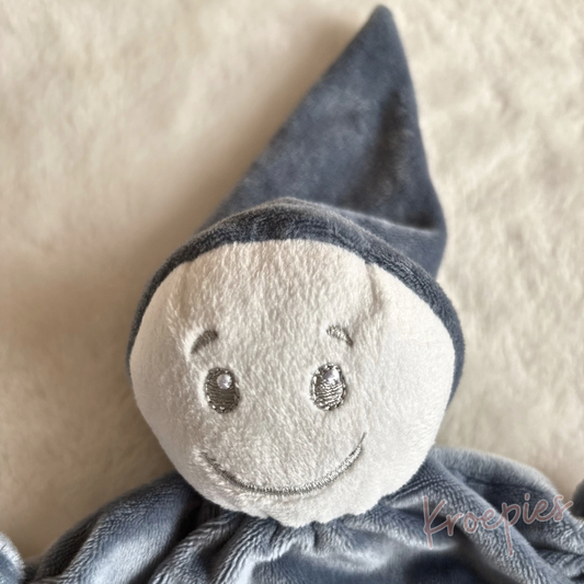 Tiamo knuffeldoekje popje blauw | Spookje