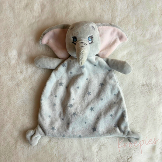PRIMARK knuffeldoekje olifant grijs | Dombo Disney