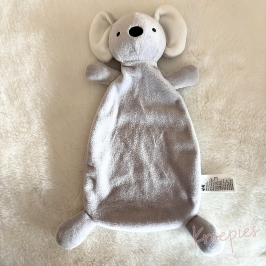 H&M knuffeldoekje koala grijs