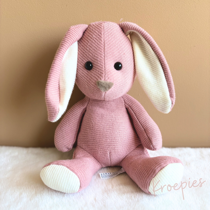 HEMA knuffel konijn roze ribbel groot | Cordy Roy