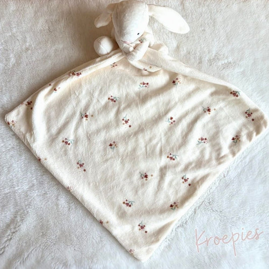 PRIMARK knuffeldoekje konijn beige | Bloemen