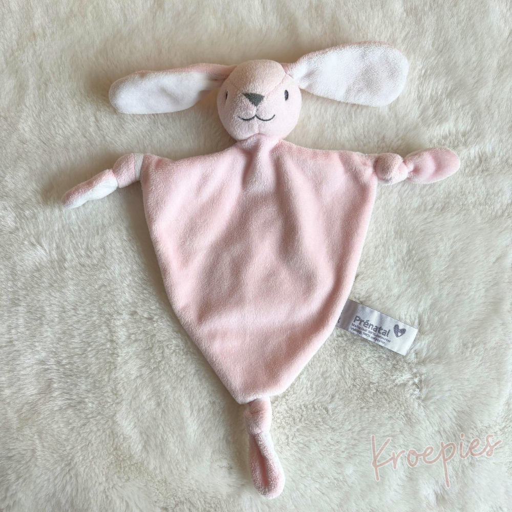 PRENATAL knuffeldoekje konijn roze
