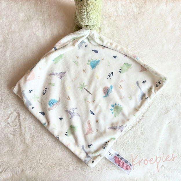 PRIMARK knuffeldoekje dino groen
