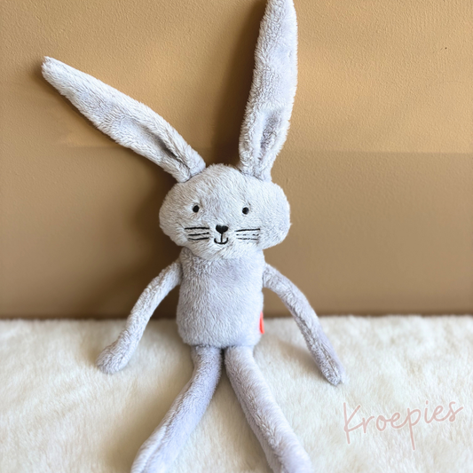 HEMA knuffel konijn lichtgrijs | 40 cm