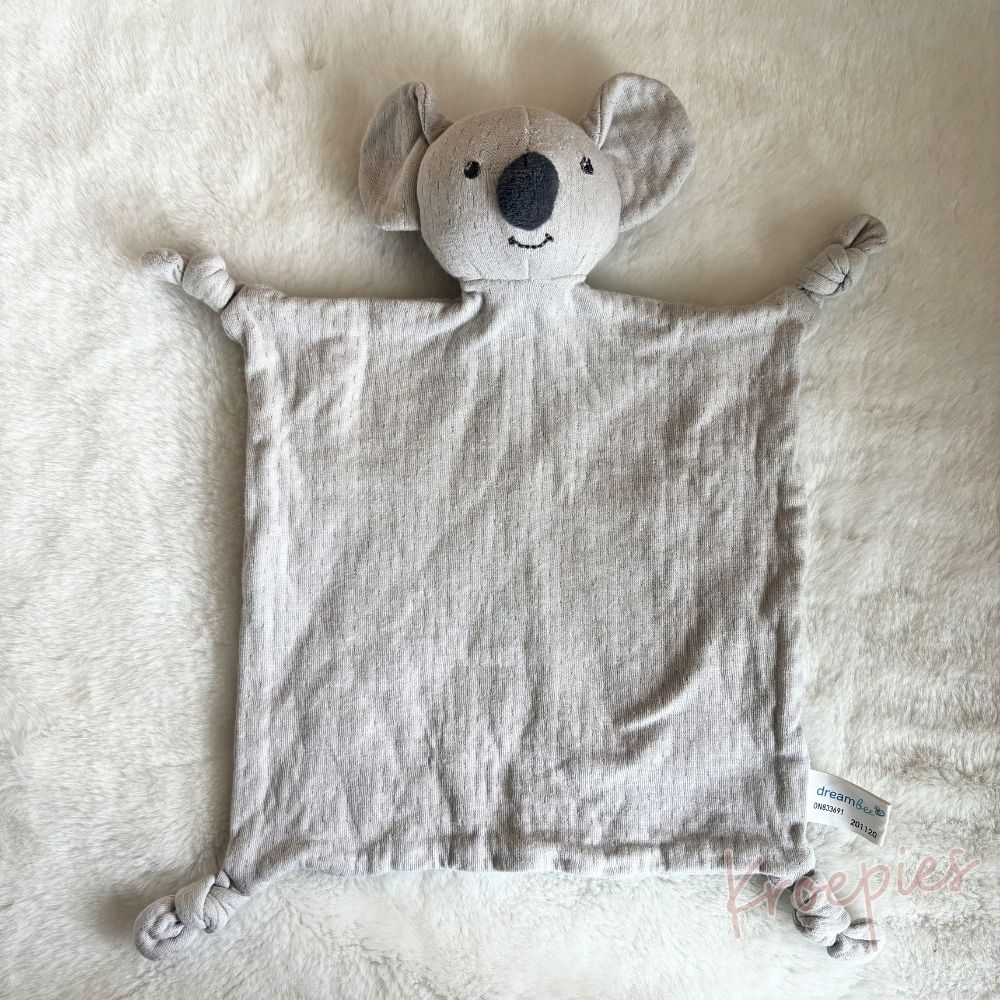 Dreambee knuffeldoekje koala grijs