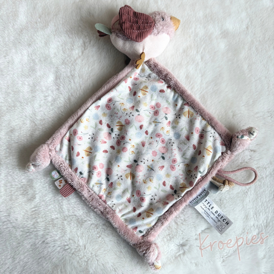 Little Dutch knuffeldoekje speendoekje vogel | Flowers & Butterflies