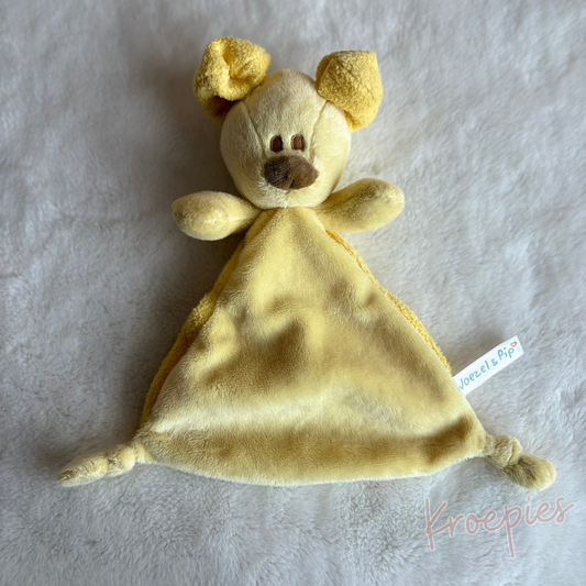 BON TON TOYS knuffeldoekje pip in geel