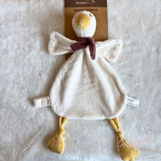 Dreambee knuffeldoekje speendoekje eend | Gans Dreambaby