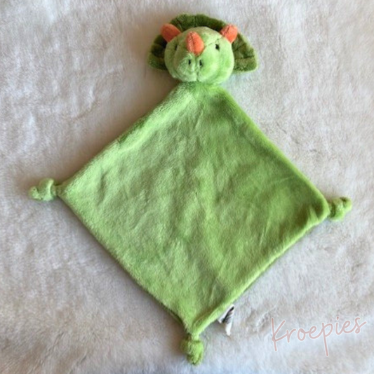 Nature Planet knuffeldoekje dino | Triceratops