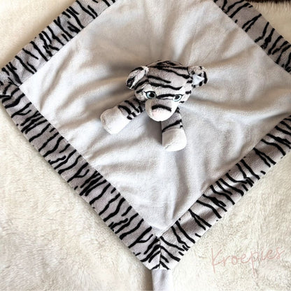 My Teddy speendoek knuffeldoek tijger | Grijs
